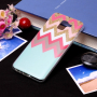 Plastový kryt zig-zag pre Samsung Galaxy J6 (2018) - tyrkysový
