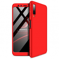 Gkk Odolný kryt pre Samsung Galaxy A7 (2018) - červený
