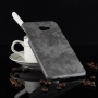 Litchi Skin kožený kryt pre Samsung Galaxy J4 Plus - sivý