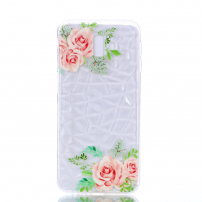 Plastový kryt ruža pre Samsung Galaxy J6 Plus - transparentný