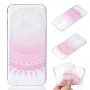 Plastový kryt ružový lotus pre Samsung Galaxy J4 Plus - transparentný