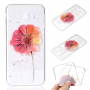 Plastový kryt kvetina pre Samsung Galaxy J4 Plus - transparentný