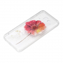 Plastový kryt kvetina pre Samsung Galaxy J4 Plus - transparentný