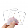 Plastový kryt kvetina pre Samsung Galaxy J4 Plus - transparentný