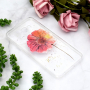Plastový kryt kvetina pre Samsung Galaxy J4 Plus - transparentný
