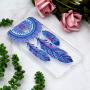 Plastový kryt lapač snov pre Samsung Galaxy J4 Plus - transparentný