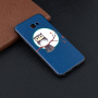 Plastový kryt sova pre Samsung Galaxy J4 Plus - modrý