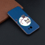 Plastový kryt sova pre Samsung Galaxy J4 Plus - modrý