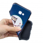 Plastový kryt sova pre Samsung Galaxy J4 Plus - modrý