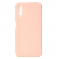 Plastový kryt Frosted pre Samsung Galaxy A7 (2018) - ružový