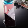 Plastový kryt mramor pre Samsung Galaxy A9 (2018) - ružový