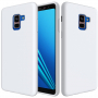 Silikónový kryt Liquid pre Samsung Galaxy A8 Plus (2018) - biely