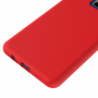 Silikónový kryt Liquid pre Samsung Galaxy A8 Plus (2018) - červený