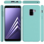 Silikónový kryt Liquid pre Samsung Galaxy A8 (2018) - tyrkysový