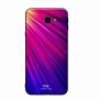 Nxe Sklenený kryt pre Samsung Galaxy J4 Plus - ružovomodrý