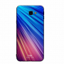 Nxe Sklenený kryt pre Samsung Galaxy J4 Plus - modrofialový