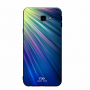 Nxe Sklenený kryt pre Samsung Galaxy J4 Plus - zelenomodrý