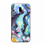 Nxe Plastový kryt abstrakt pre Samsung Galaxy J6 Plus - farebný