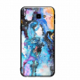 Nxe Plastový kryt abstrakt pre Samsung Galaxy J4 Plus - farebný