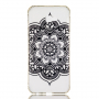 Plastový kryt mandala pre Samsung Galaxy J4 Plus - transparentný