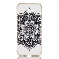 Plastový kryt mandala pre Samsung Galaxy J4 Plus - transparentný