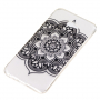 Plastový kryt mandala pre Samsung Galaxy J4 Plus - transparentný