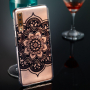 Plastový kryt lotus pre Samsung Galaxy A7 (2018) - transparentný