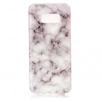 Plastový kryt mramor pre Samsung Galaxy S8 - biely