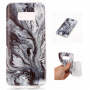 Plastový kryt mramor pre Samsung Galaxy S8 - sivý