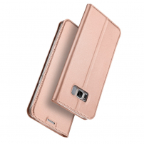 Dux Ducis Skin Pro flipové puzdro pre Samsung Galaxy S8 - ružovo-zlaté