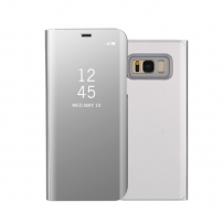 Zrkadlový pokovený kryt pre Samsung Galaxy S8 - strieborný