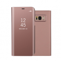 Zrkadlový pokovený kryt pre Samsung Galaxy S8 - zlatoružový