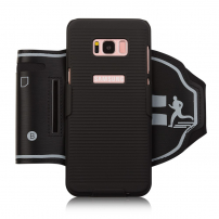 Športové puzdro na ruku pre Samsung Galaxy S8 Plus - čierne