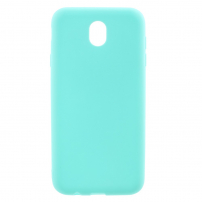 Plastový kryt Frosted matný pre Samsung Galaxy J7 (2017) - tyrkysový