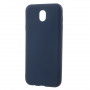 Plastový kryt Frosted matný pre Samsung Galaxy J7 (2017) - tmavomodrý
