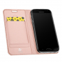 Dux Ducis Skin Pro flipové puzdro pre Samsung Galaxy J5 (2017) - ružovo-zlaté