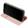 Dux Ducis Skin Pro flipové puzdro pre Samsung Galaxy J3 (2017) - ružovo-zlaté