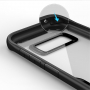 Ipaky plastový kryt s rámčekom pre Samsung Galaxy S8 Plus - čierny