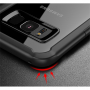 Ipaky plastový kryt s rámčekom pre Samsung Galaxy S8 Plus - čierny