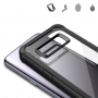 Ipaky plastový kryt s rámčekom pre Samsung Galaxy S8 Plus - čierny
