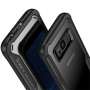 Ipaky plastový kryt s rámčekom pre Samsung Galaxy S8 Plus - čierny