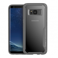 Ipaky plastový kryt s rámčekom pre Samsung Galaxy S8 Plus - sivý