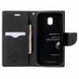 Goospery flipové puzdro pre Samsung Galaxy J3 (2017) - čierne