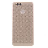 Plastový kryt s vetraním pre Honor 7X - zlatý
