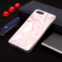 Plastový kryt mramor pre Honor 7S - ružový
