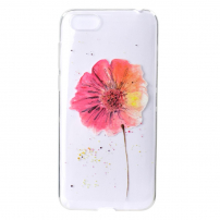 Plastový kryt kvetina pre Honor 7S - transparentný