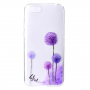 Plastový kryt púpava pre Honor 7S - transparentný