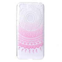 Plastový kryt ružový lotus pre Honor 7S - transparentný