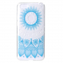Plastový kryt modrý lotus pre Honor 7S - transparentný