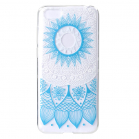 Plastový kryt modrý lotus pre Honor 7S - transparentný